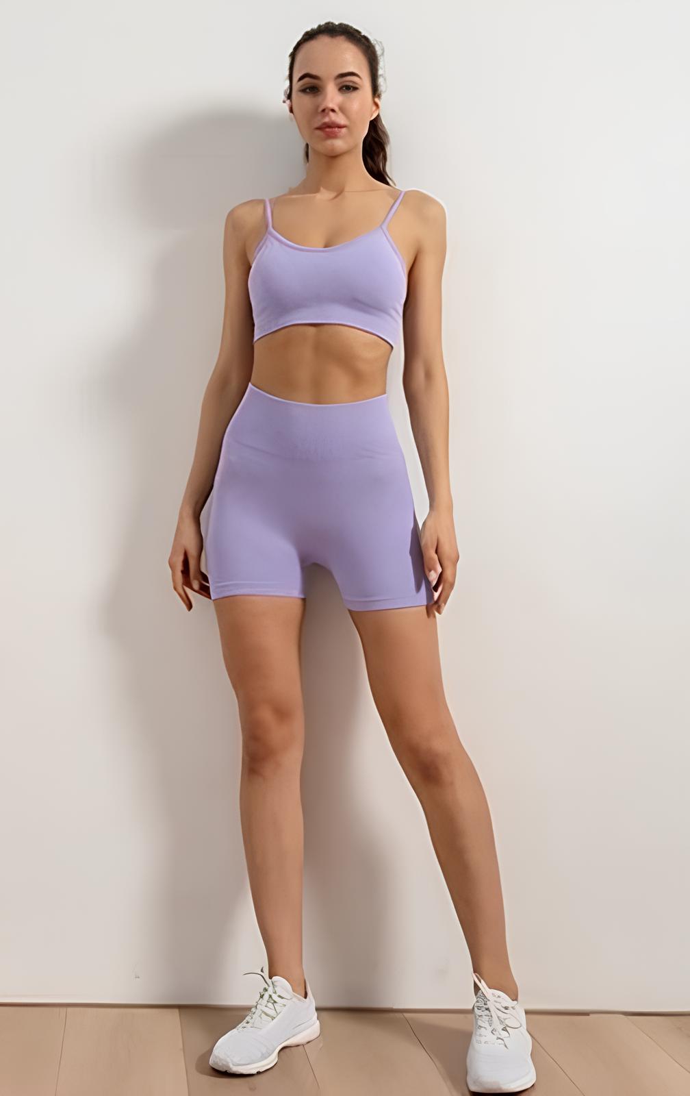 Conjunto fitness Feminino 2 Peças | Short e top | - Fit Pro - Compre 1 Leve 2