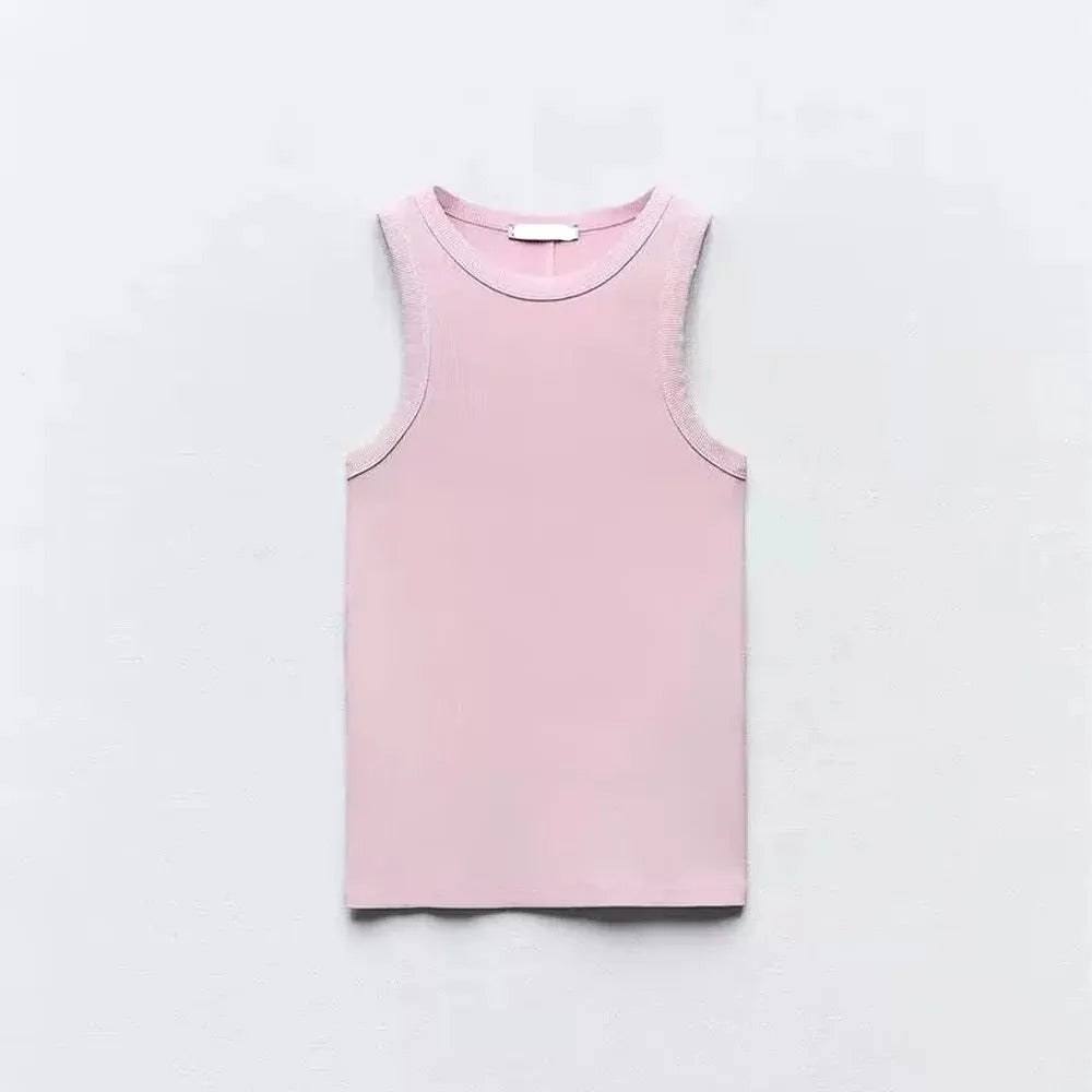 Camisa Feminina Canelada Básica Alice