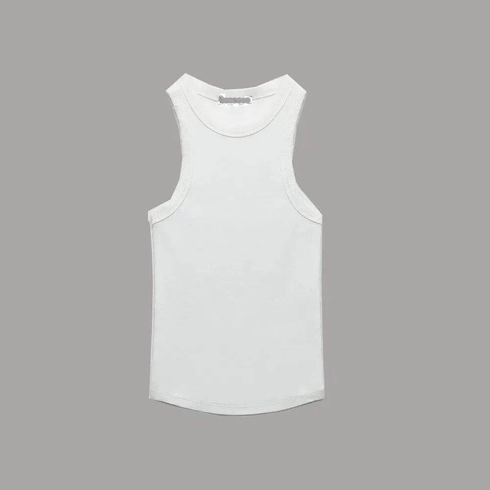 Camisa Feminina Canelada Básica Alice