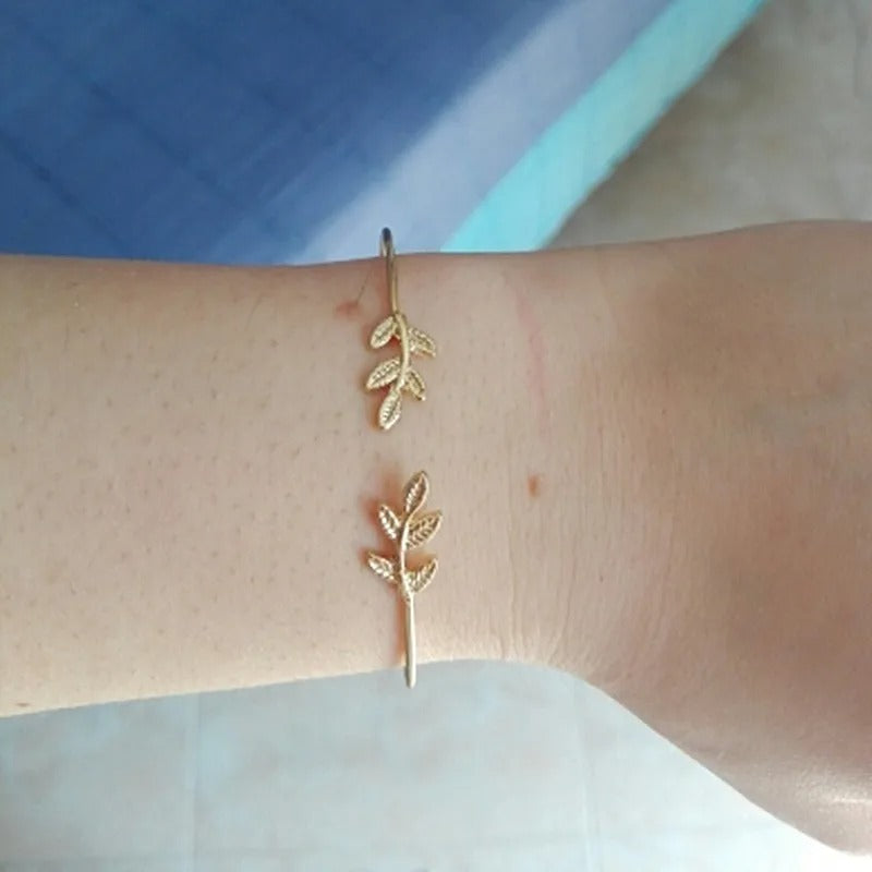 Pulseira Feminina Leaf